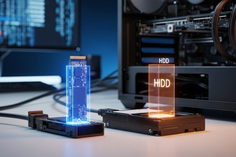 Jakie są różnice między dyskiem SSD a HDD?