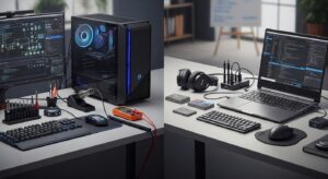 Laptopy vs komputery stacjonarne – co lepsze do IT?