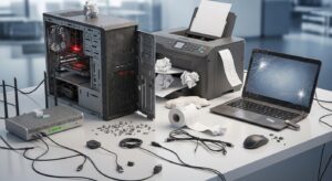 Najczęstsze problemy sprzętowe w biurach IT