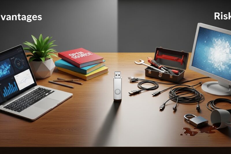 Oprogramowanie open source w firmach – zalety i ryzyka