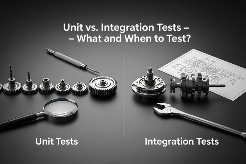 Testy jednostkowe vs integracyjne – co i kiedy testować?