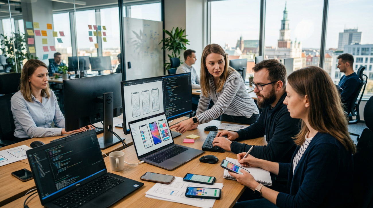 Ranking najlepszych firm tworzących aplikacje mobilne Poznań 2026 - kogo wybrać?