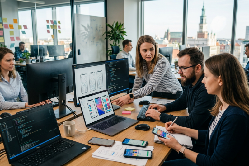 Ranking najlepszych firm tworzących aplikacje mobilne Poznań 2026 - kogo wybrać?