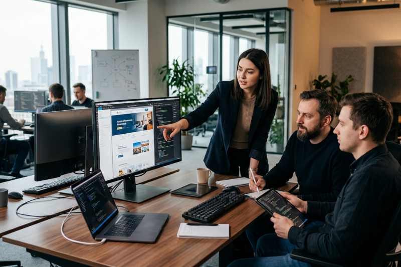 Ranking najlepszych firm tworzących strony internetowe Warszawa 2026 - kogo wybrać?