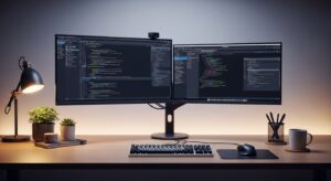 Jak wybrać dwa monitory do pracy programisty?