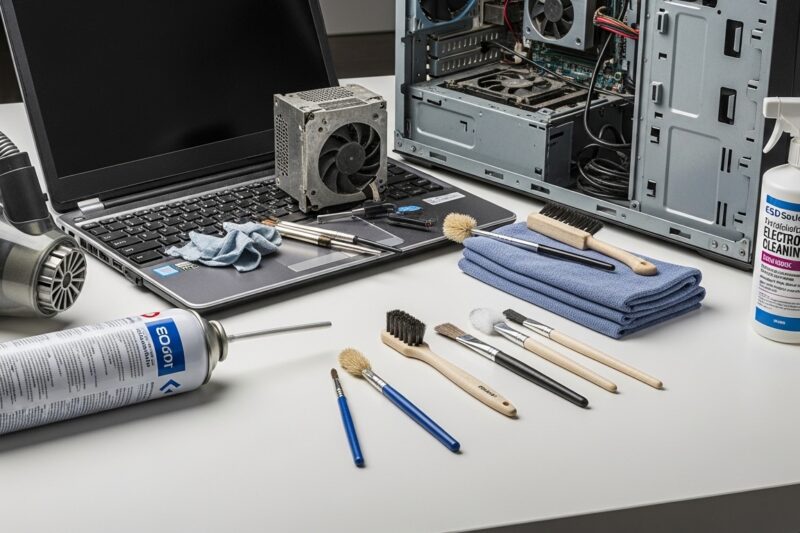 Jak wyczyścić komputer i laptop bez ryzyka uszkodzenia?